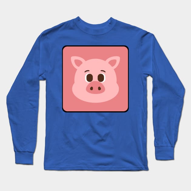 Funny pig Long Sleeve T-Shirt by GorilaFunk